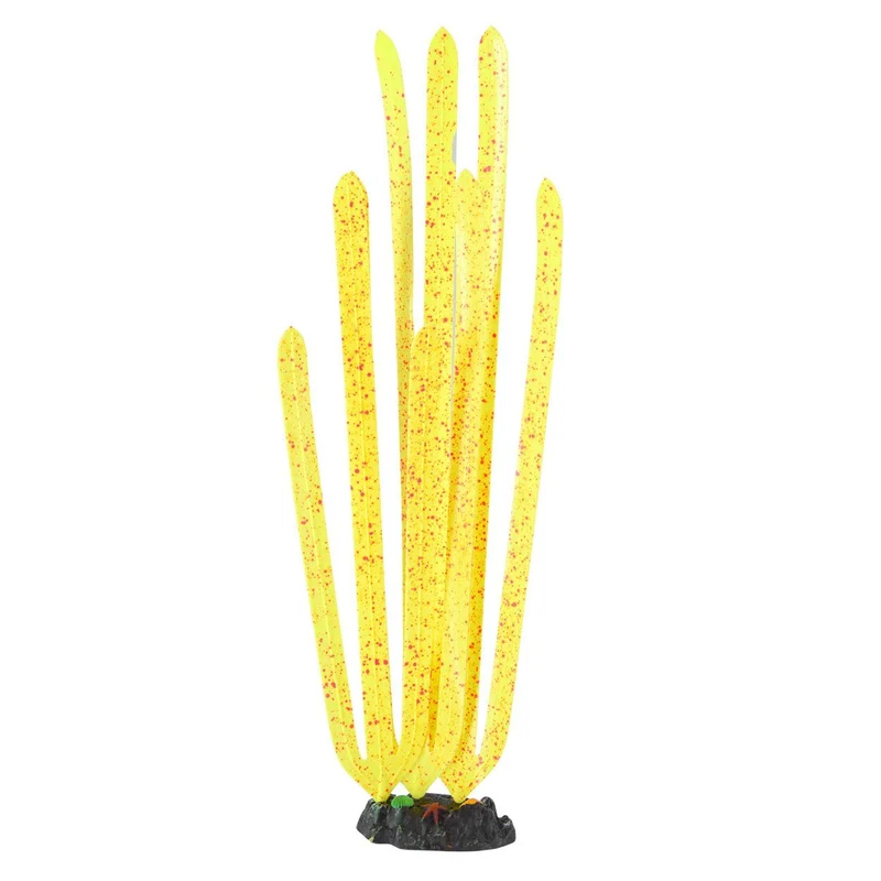 Vallisneria, Décoration pour aquarium GLOW, jaune