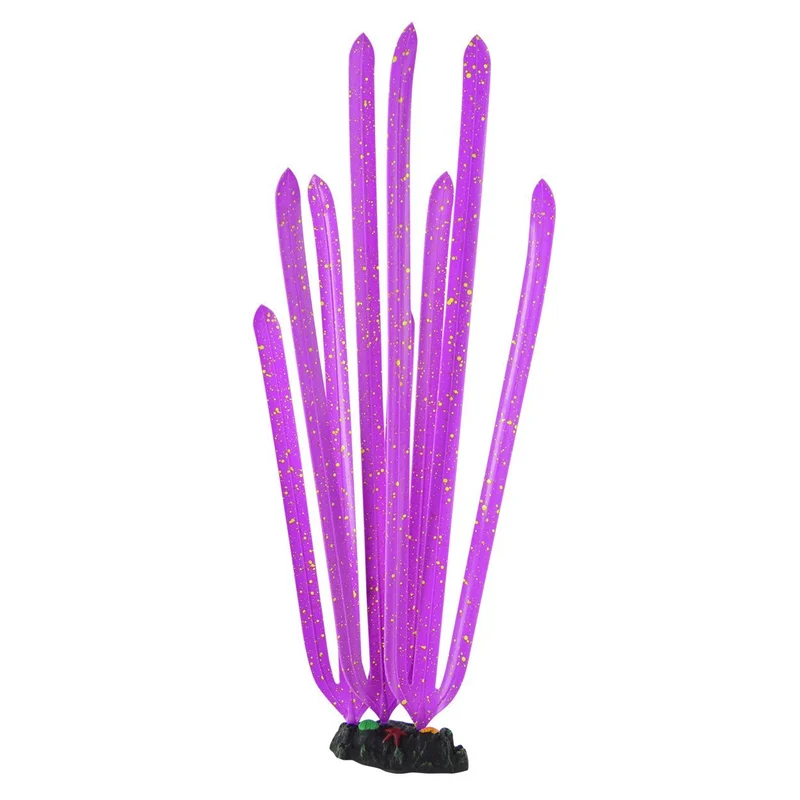 Vallisneria, Décoration pour aquarium GLOW, mauve