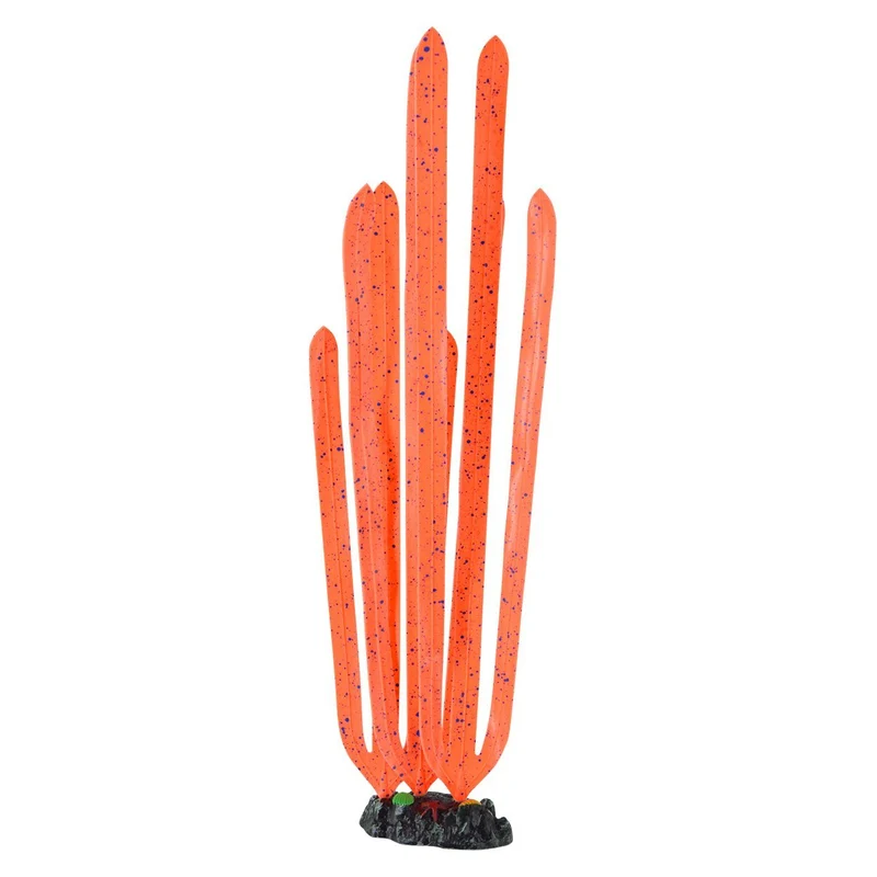 Vallisneria, Décoration pour aquarium GLOW, orange