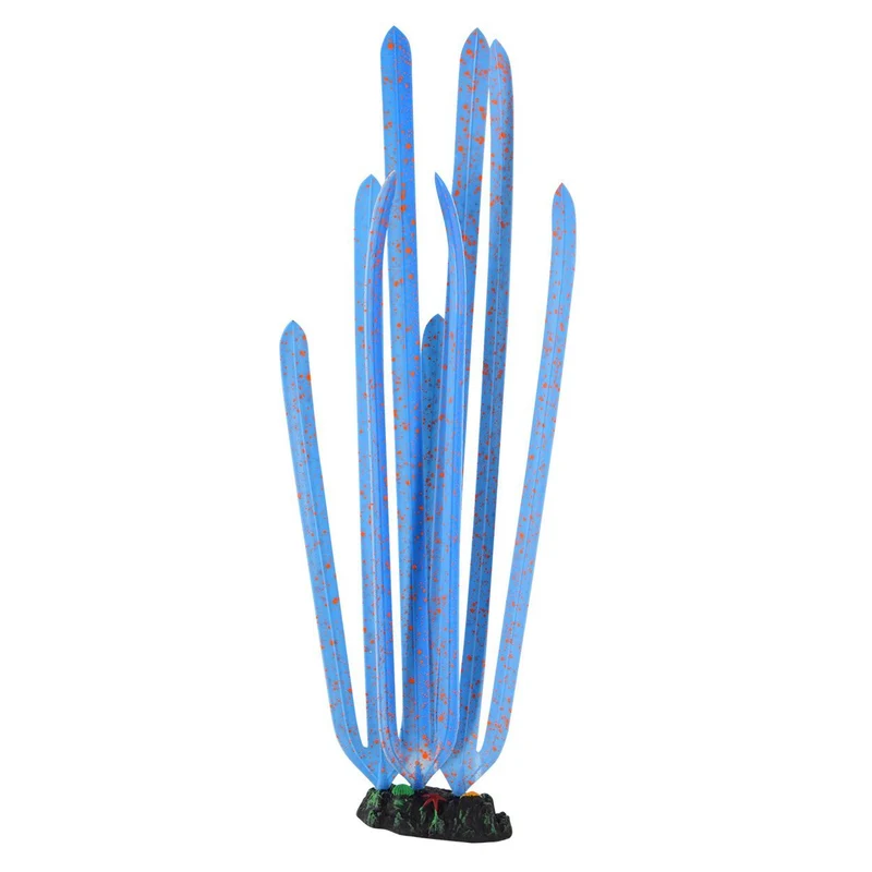 Vallisneria, Décoration pour aquarium GLOW, bleu