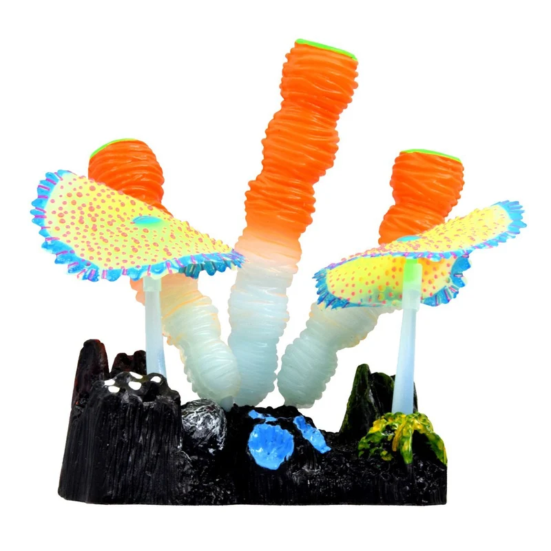 Décoration pour aquarium GLOW, orange