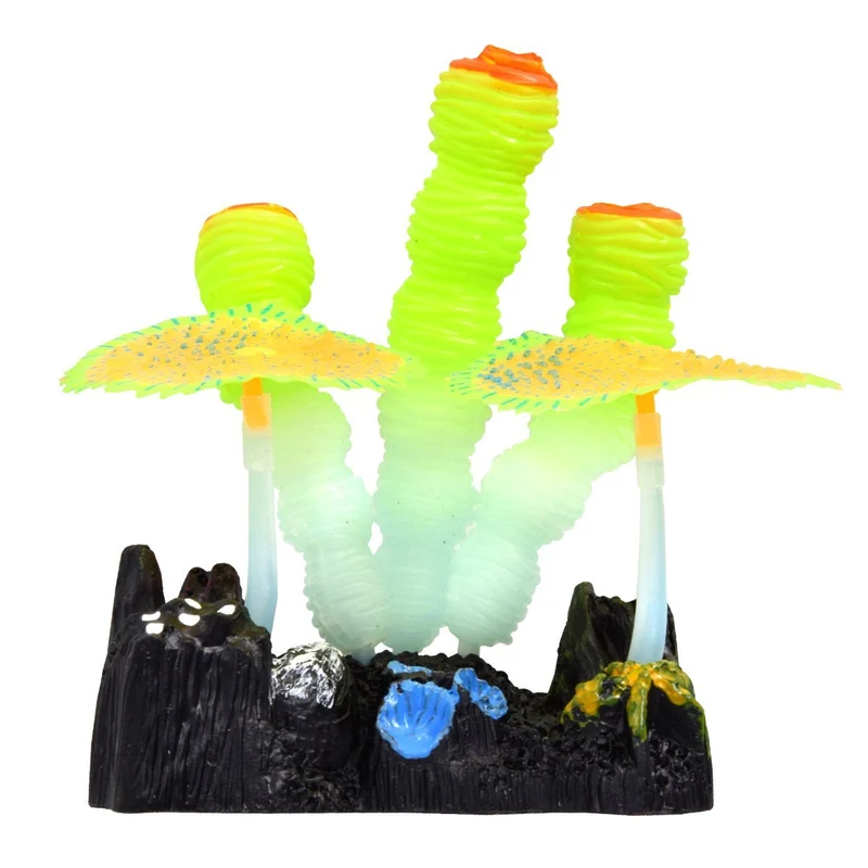 Décoration pour aquarium GLOW, jaune