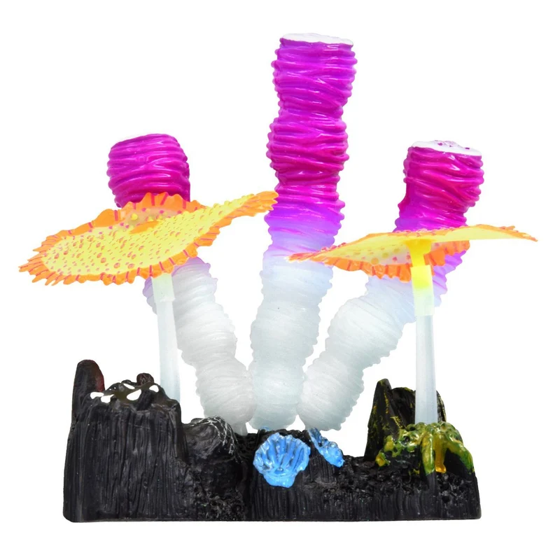 Décoration pour aquarium GLOW, mauve