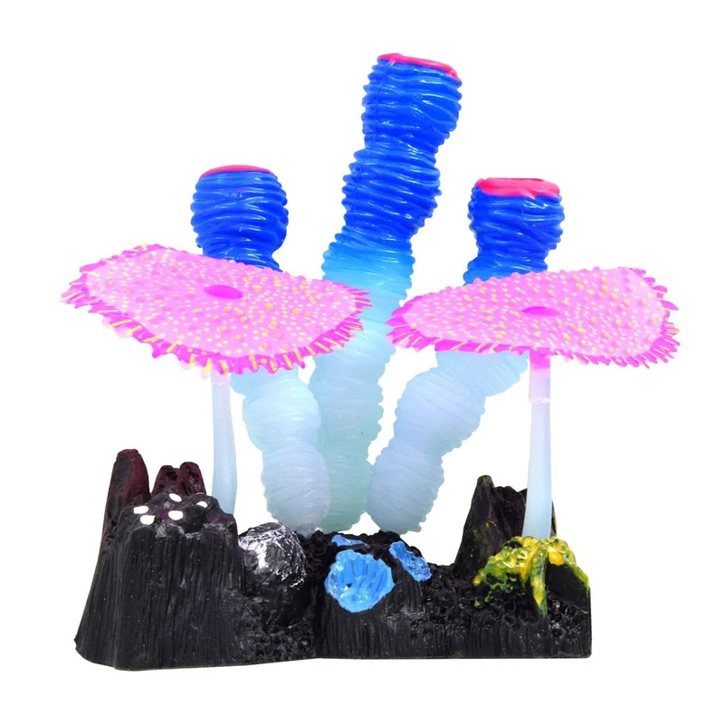 Décoration pour aquarium GLOW, bleu