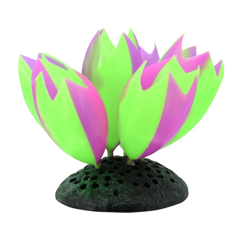 Décoration pour aquarium GLOW, mauve