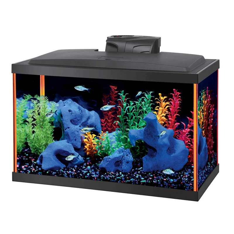 Aquarium équipé Aqueon, NeoGlow LED, 10 gallons, orange