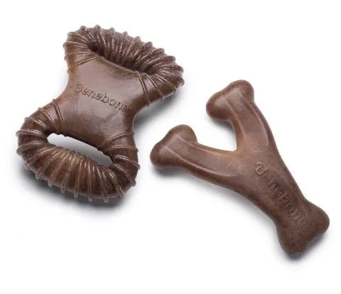 Benebone, Wishbone et Dental Chew, Bacon, très petit