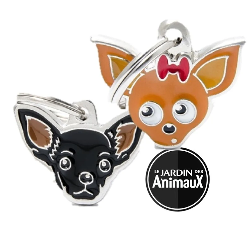 Médaille pour chien collection Friends, CHIHUAHUA, Couleurs variées
