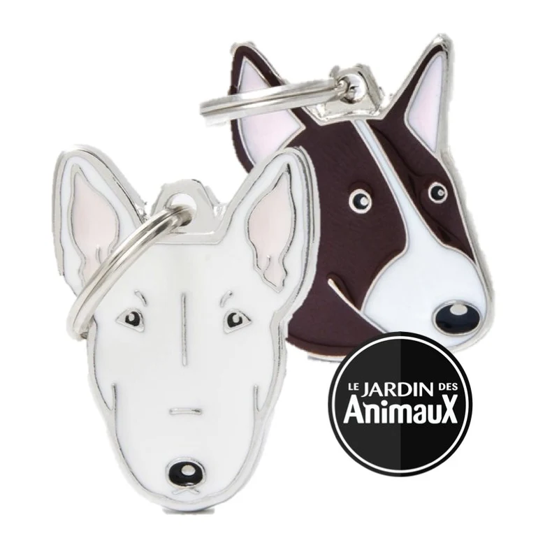 Médaille pour chien collection Friends, BULL TERRIER, Couleurs variées