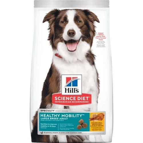 Nourriture Science Diet chien grande race Healty mobility