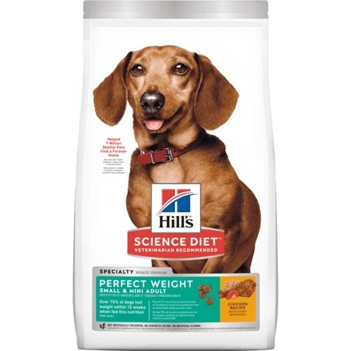 Nourriture Science Diet chien petit et mini Perfect Weight