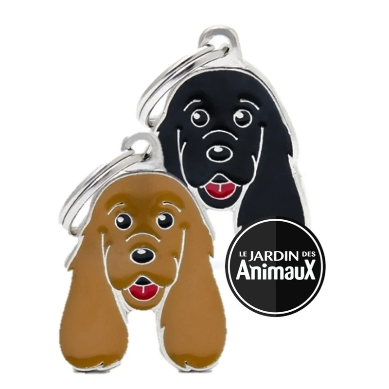 Médaille pour chien collection Friends, ÉPAGNEUIL COCKER, Couleurs variées