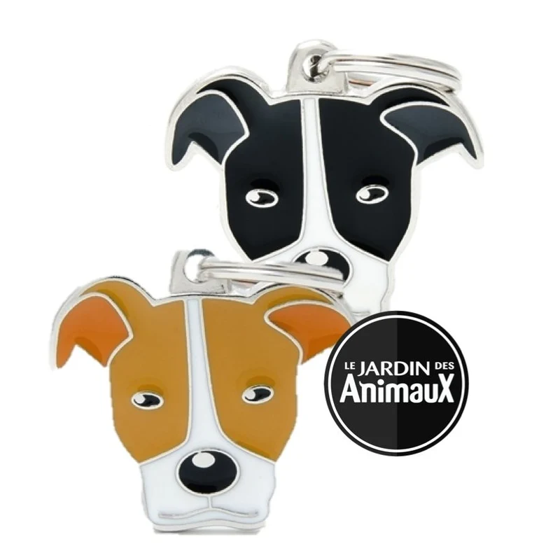 Médaille pour chien collection Friends, PITBULL, Couleurs variées