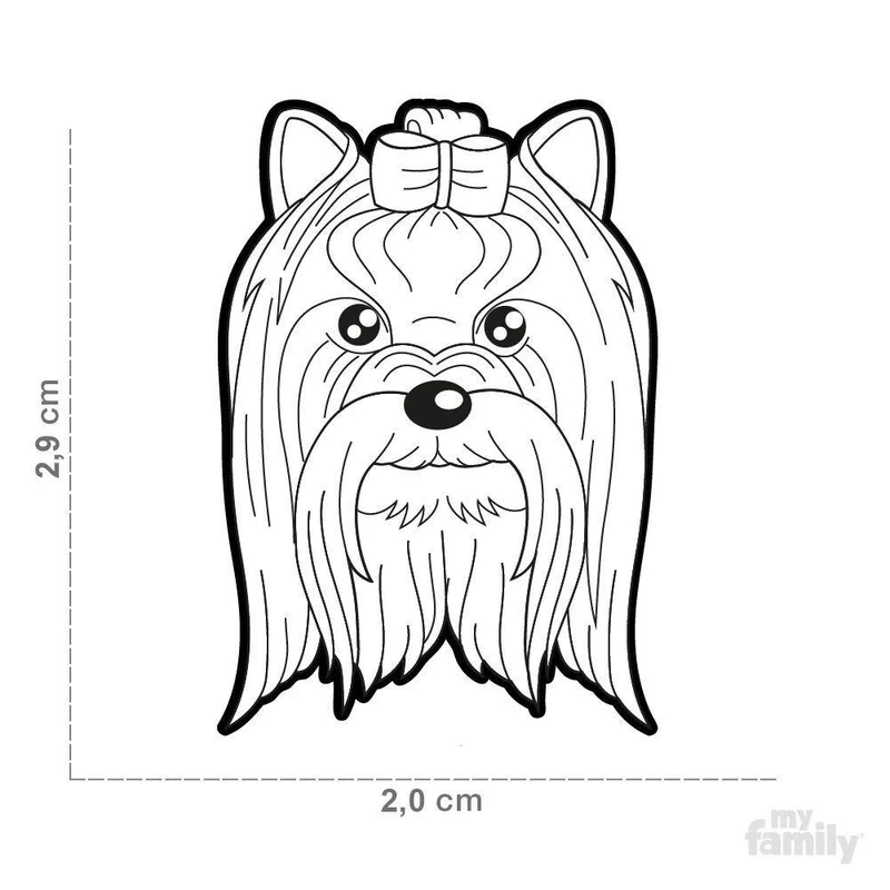 Médaille pour chien collection Friends, YORKSHIRE
