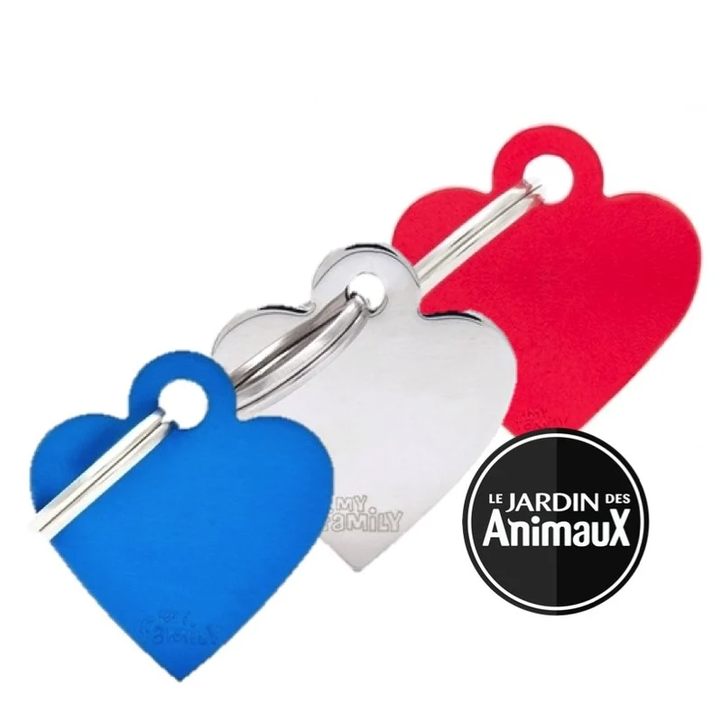 Médaille collection basic, COEUR PETIT, couleurs variées