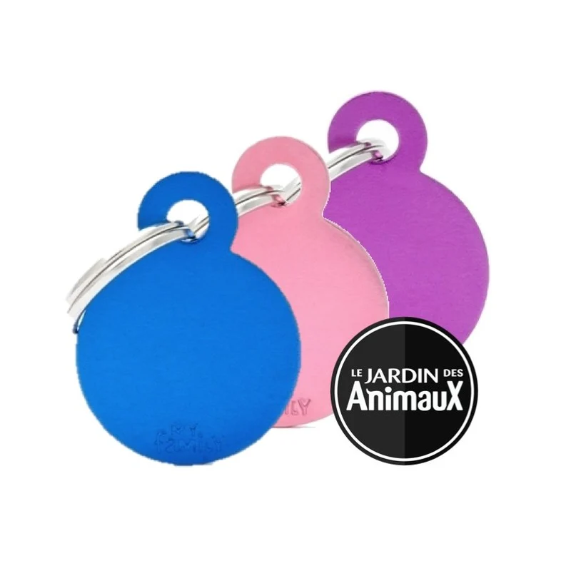 Médaille collection basic, ROND PETIT, couleurs variées