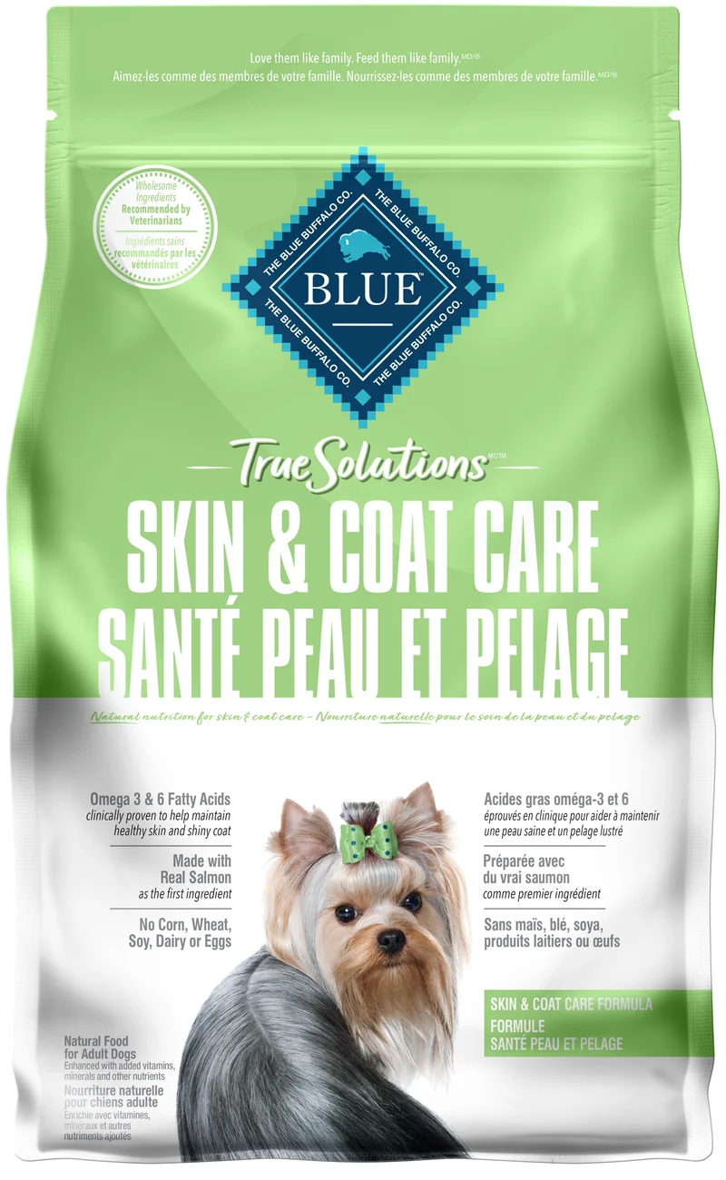 BLUE True Solutions pour chien adulte - santé peau et pelage au saumon