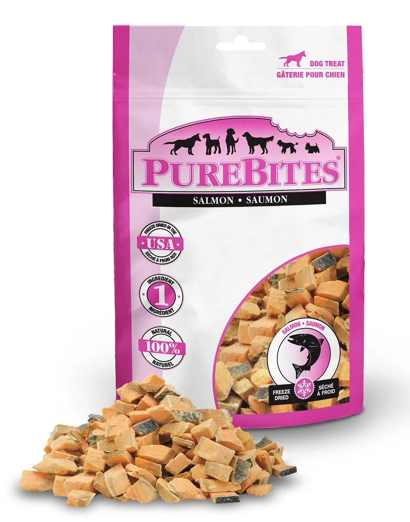 PureBites gâterie séchée à froid pour chien Saumon