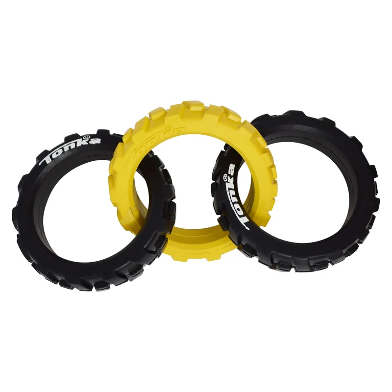 Tonka Jouet résistant pour chien - Trois anneaux à tirer flex 26.7 cm