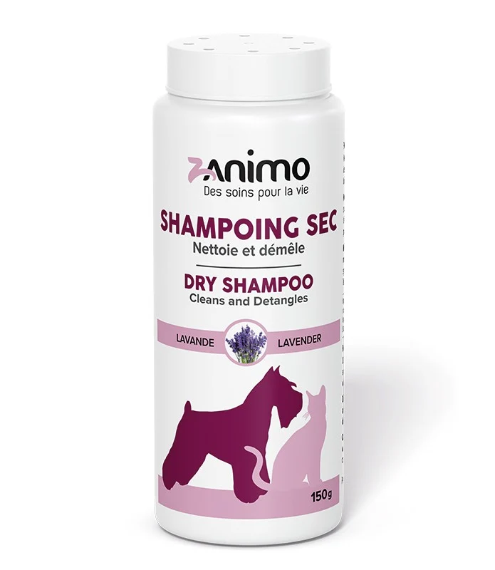 Shampooing sec lavande pour animaux Zanimo