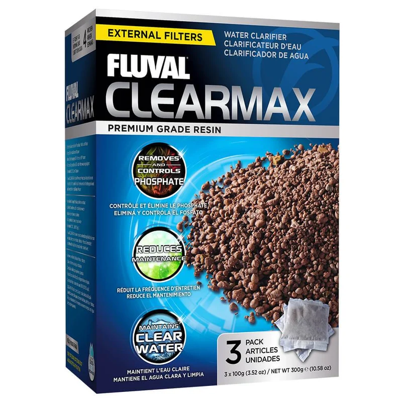 Résine ClearMax Fluval - 300 gr - 3x sachets de 100 gr