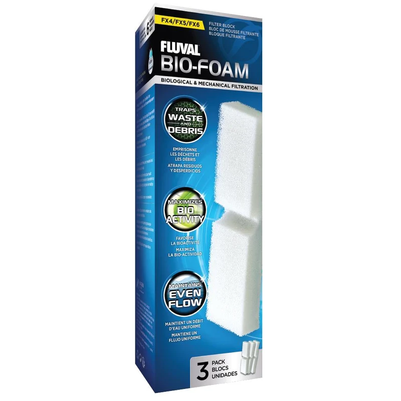 Blocs de mousse filtrante BioFoam - Paquet de 3 Série FX4/Fx5 et FX6 Fluval