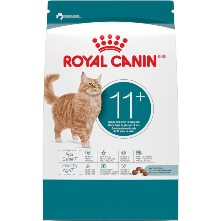 Nourriture Royal Canin sèche pour chat âgé 11+ – 6 lb