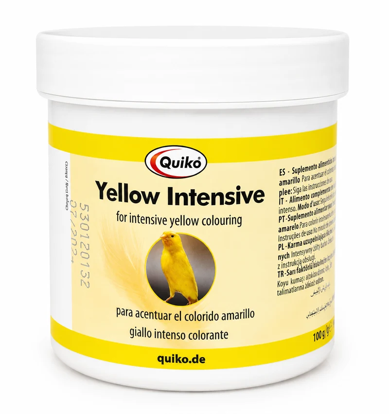 Quiko Jaune intensif (aliment colorant pour oiseaux à facteur jaune) 100 g