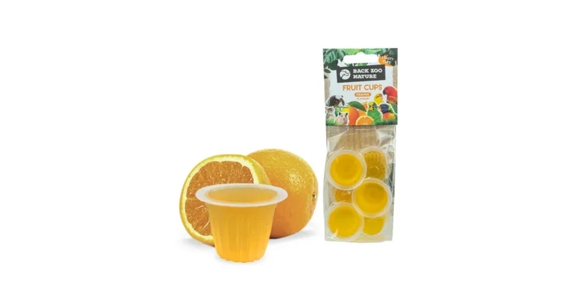 Retour Zoo Nature Gobelet à Fruits Orange 6x