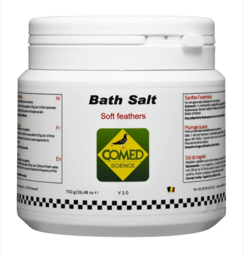 Sels De Bain, Sels De Bain Pour Plumage Très Doux 750gr - Comed