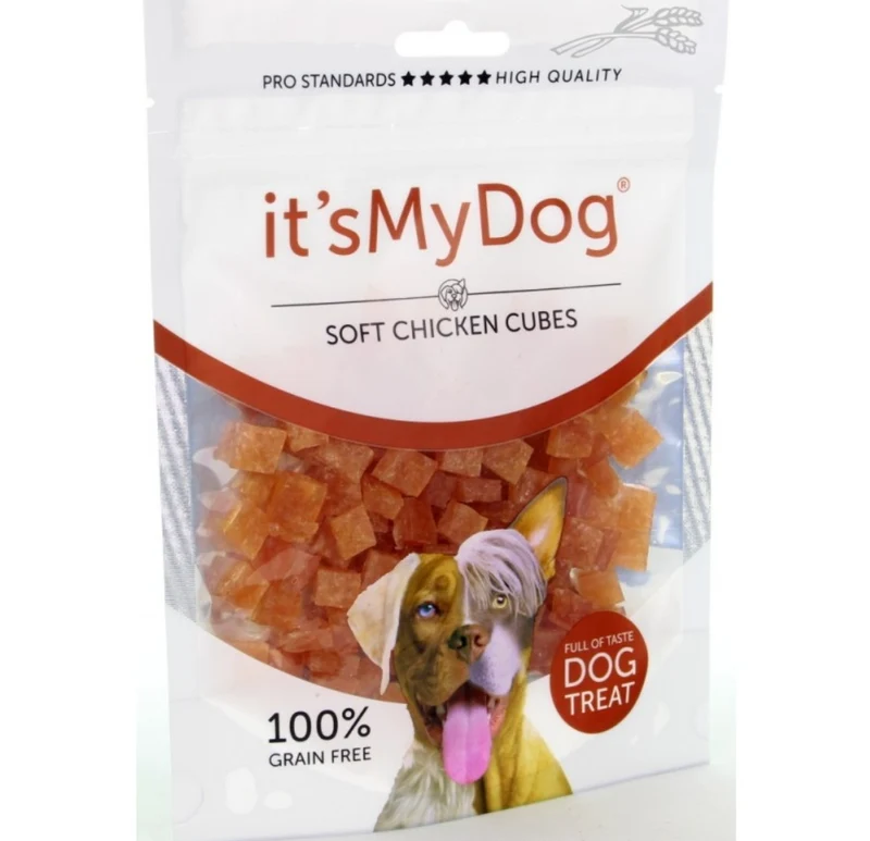Cubes mous de poulet C'est mon chien