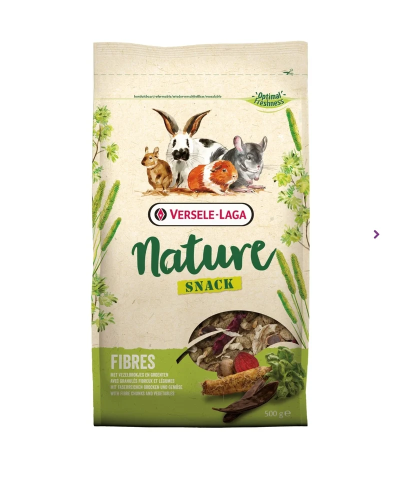 Nature Snack Fibers - Snack pour rongeurs - 500 grammes - Versele Laga