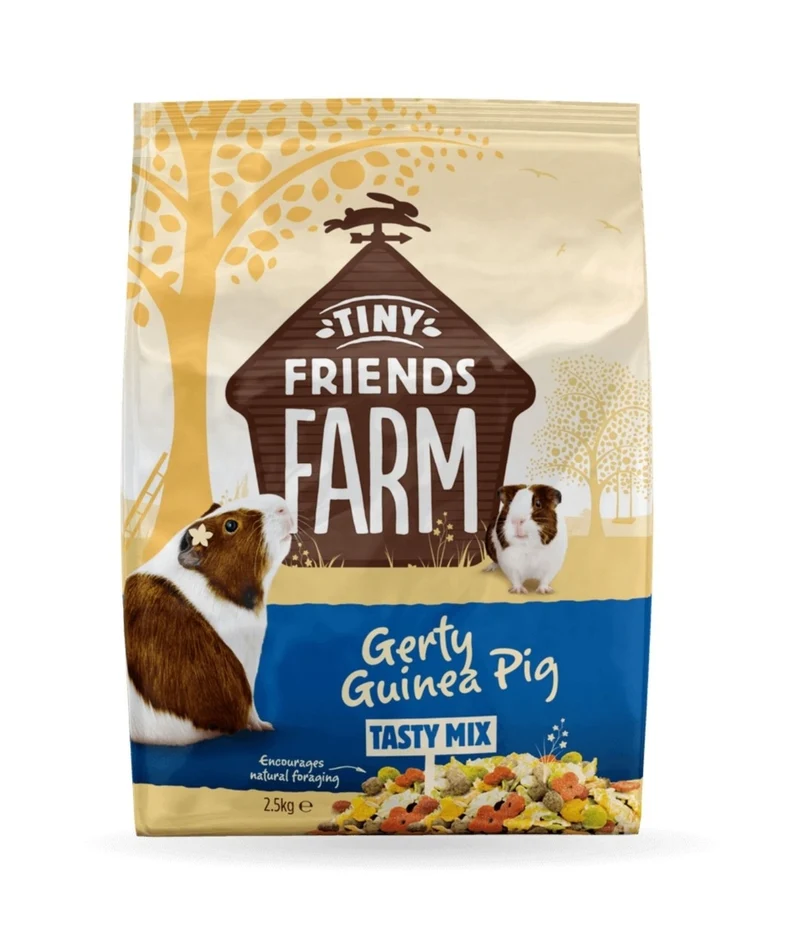 Supreme Tiny Friends Farm Gerty Cochon d'Inde Tasty Mix - Nourriture pour cochon d'Inde - 2.5 kg
