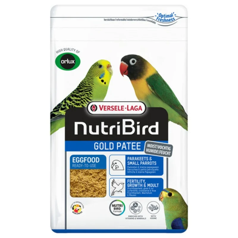 Pâté Nutribird Gold pour perruches et petits perroquets 1 kg