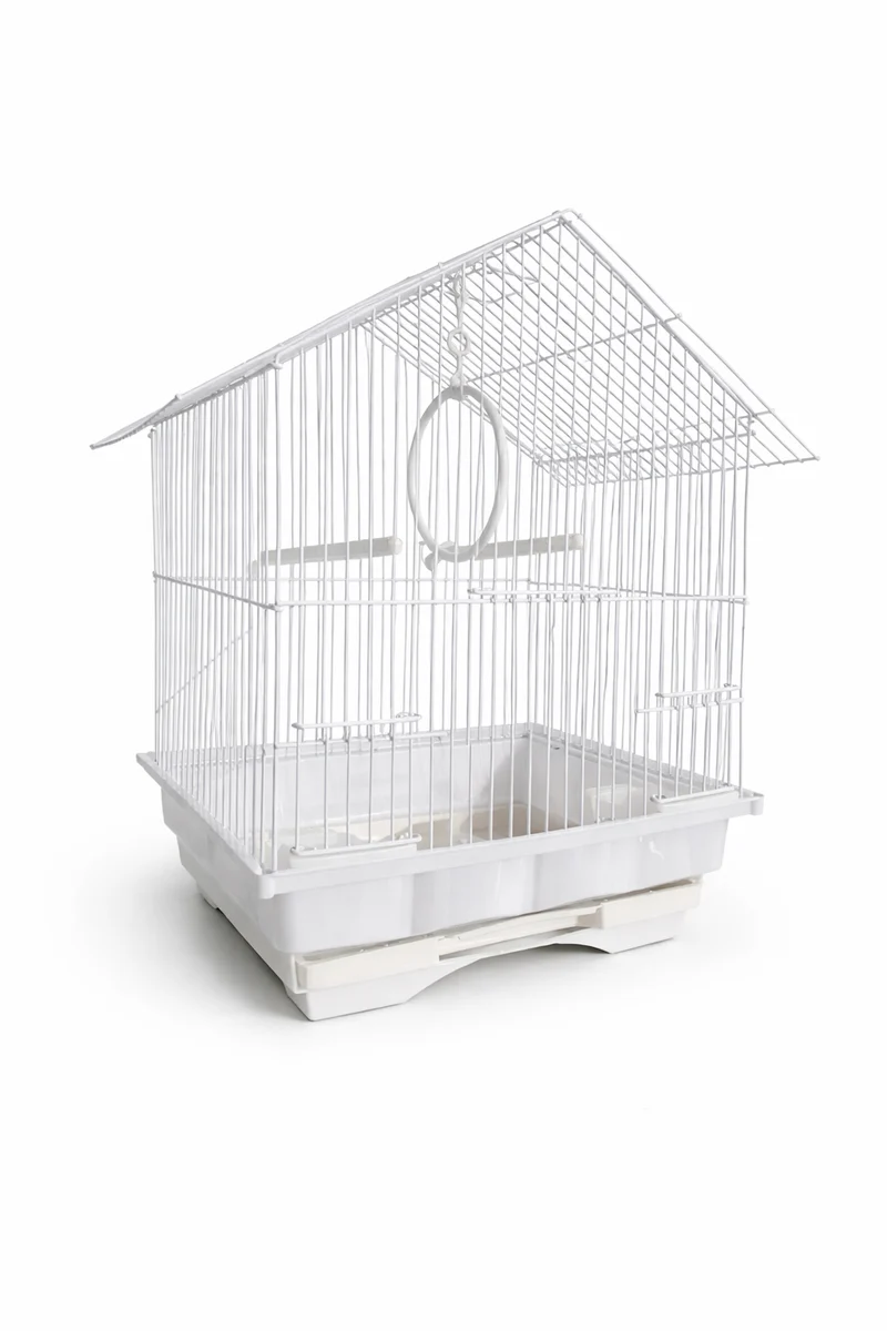 Toit en pente de cage à oiseaux
