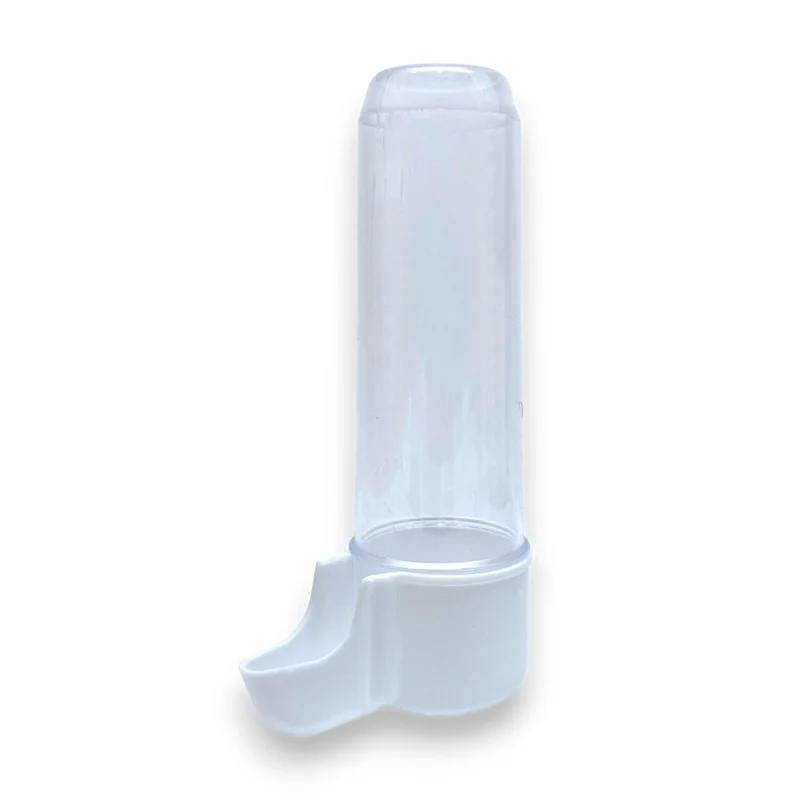 Fontaine à eau à base basse 100 ml (Fontaine ECO n° 2) blanche/transparente