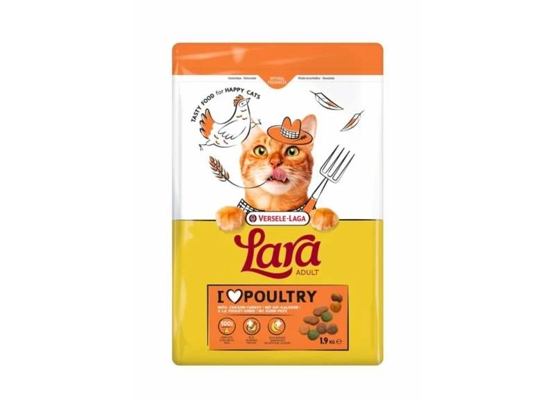 Lara Adult Poulet et Dinde - Aliment pour chats - 1.9 kg
