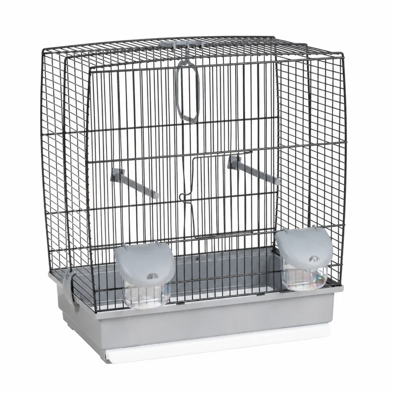 Cage à oiseaux Luton blanche 39 x 25.5 x 45 cm