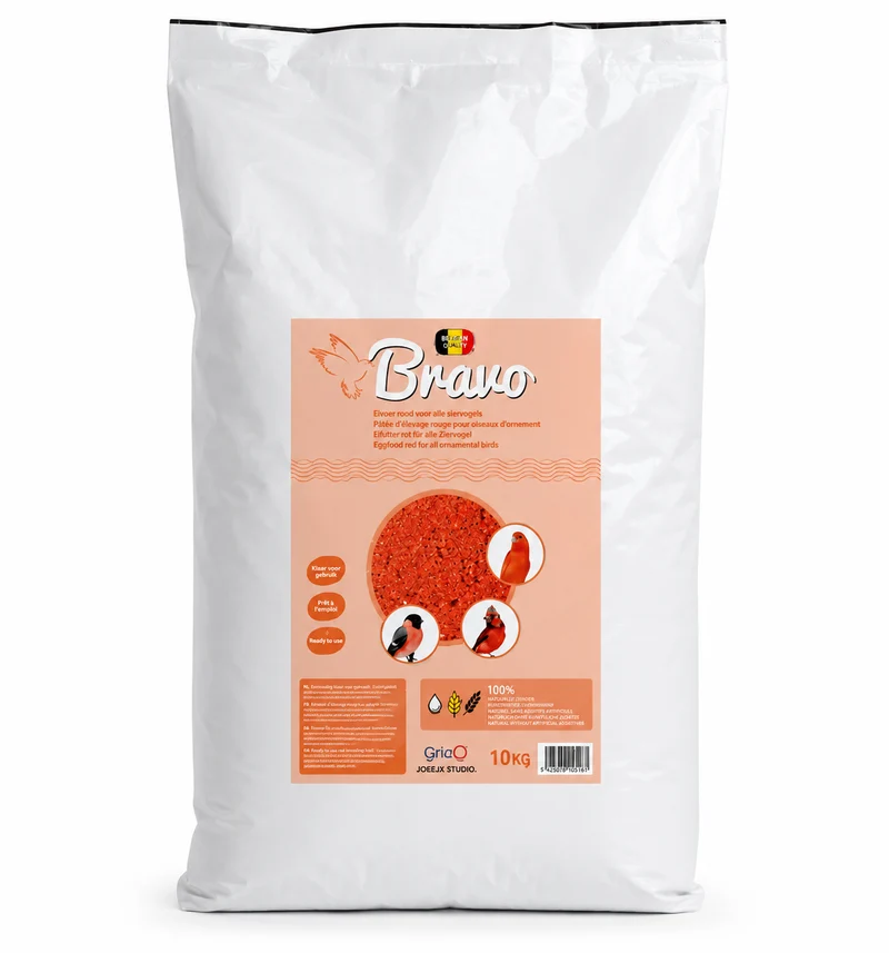 Aliment semi-humide pour œufs Bravo Red 10 kg - Bird-X