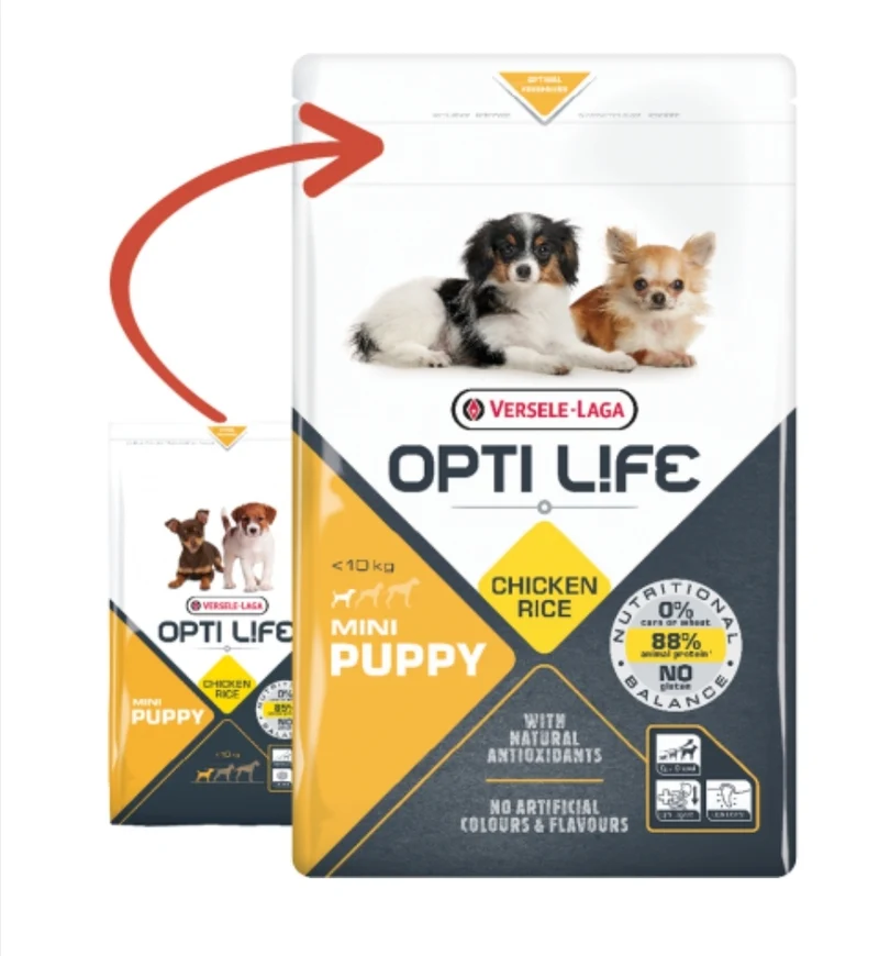 Puppy Mini - Petites Races - Poulet 12,5kg - Opti Life