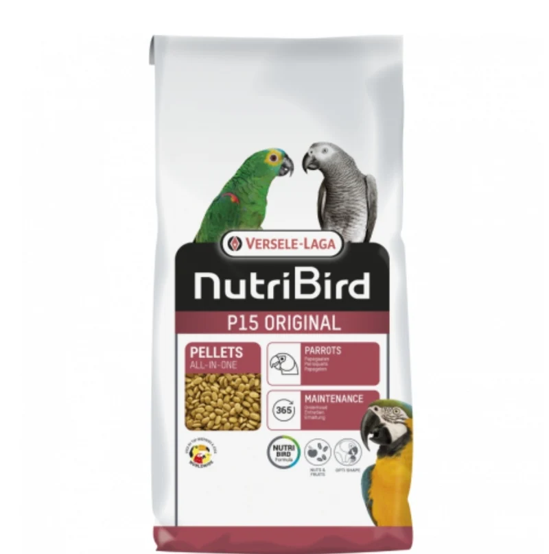 Nutribird P15 original 10kg - Granulés extrudés - Aliment d'entretien pour perroquets