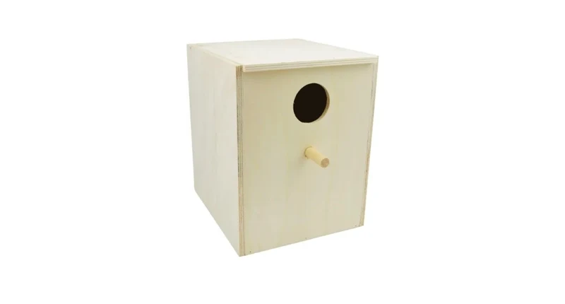 Nichoir vertical pour perroquets, 35.5 x 30 x 24 cm
