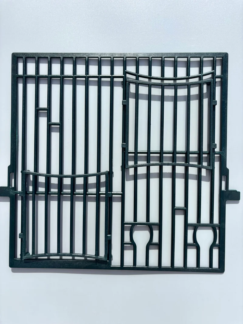 Cage frontale MA avec double porte et gamelles pour la nourriture