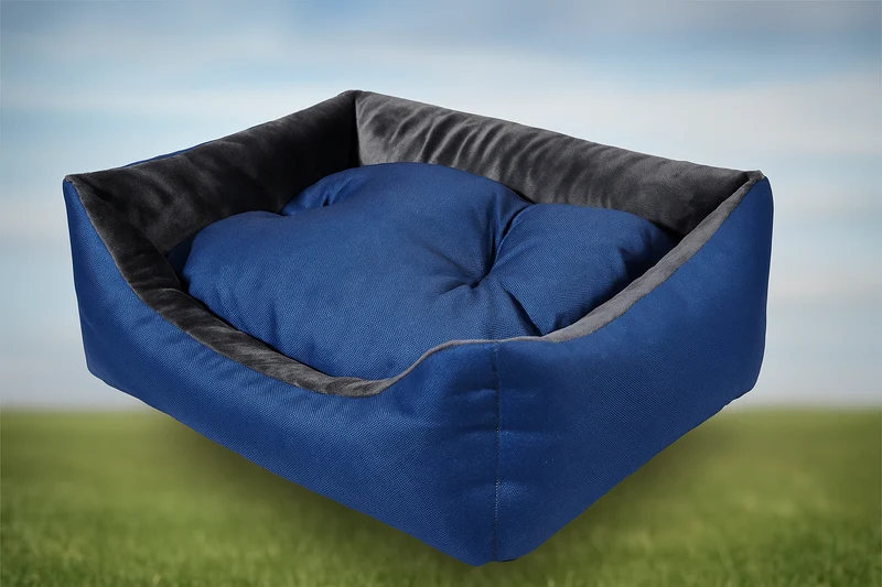 Panier pour chien bleu - Lit pour chien - Canapé pour chien
