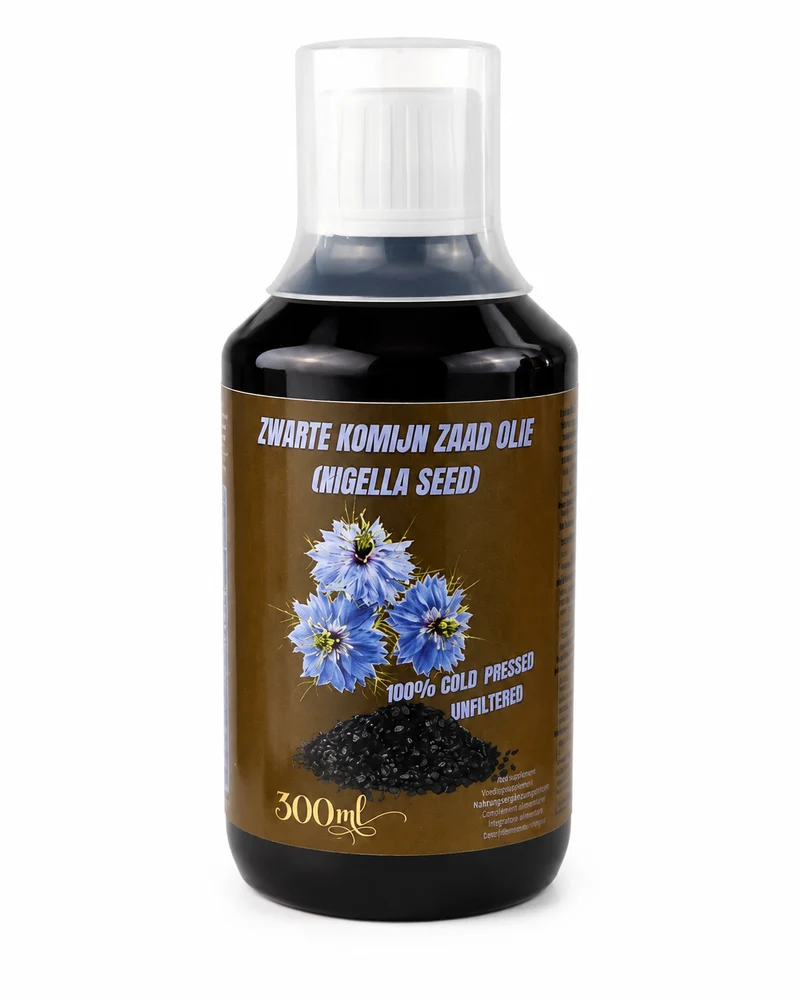 Huile de graines de cumin noir 300 ml Mélange d'herbes pour oiseaux
