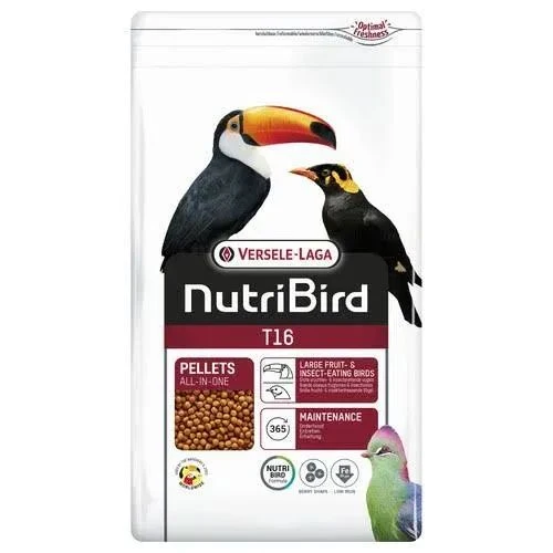 Nutribird T16 pour gros oiseaux frugivores et insectivores 10 kg