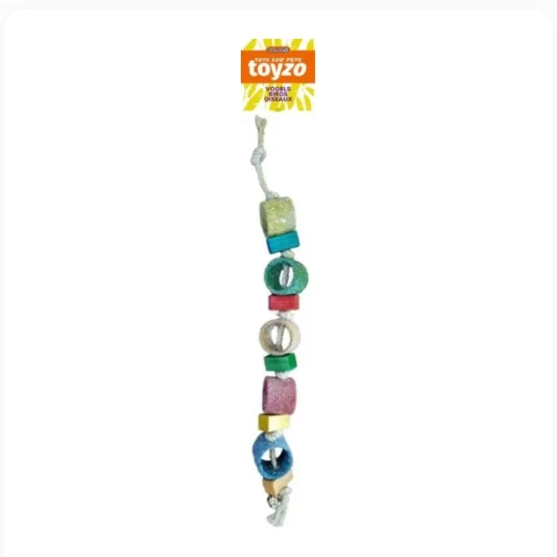 Jouet - Bloc avec disque pour perroquet 44 cm - BT3002