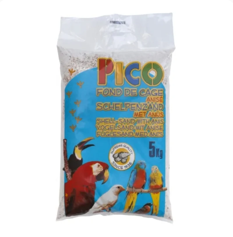 Sable coquillier blanc 5 kg Pico