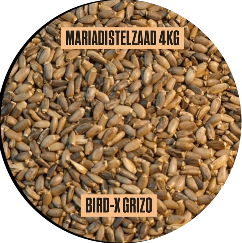 Graines de chardon-Marie 4 kg - Bird X - Préemballées