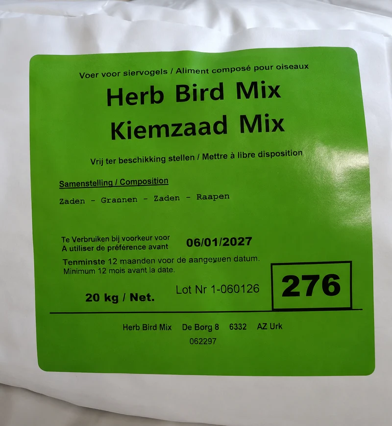 Mélange de graines à germer 20 kg - 41 graines - Mélange d'herbes et d'oiseaux